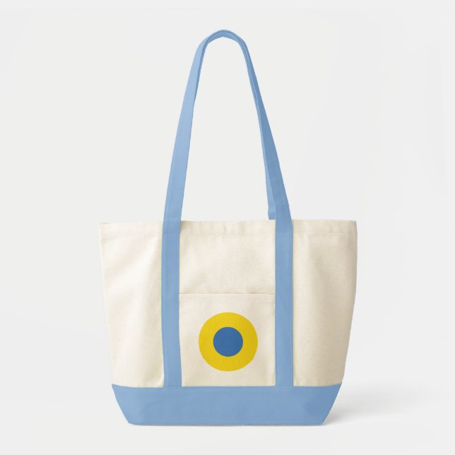 Tote Bag Roundel de l'armée de l'air ukrainienne (Devant)