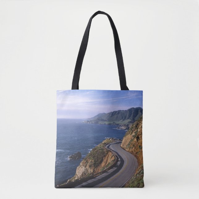 Tote Bag Route 1 le long de la côte californienne près de (Devant)