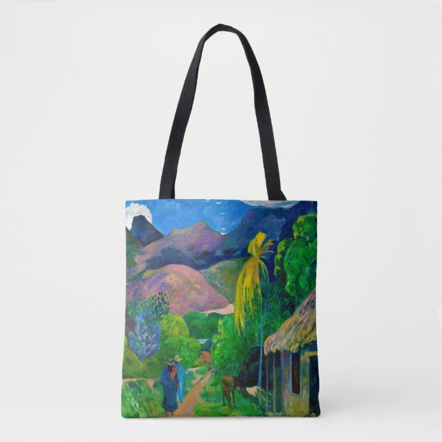 Tote Bag Route à Tahiti, Gauguin (Devant)