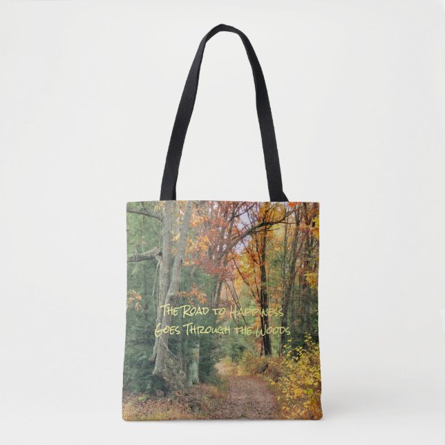 Tote Bag Route au bonheur Fourre-tout (Devant)