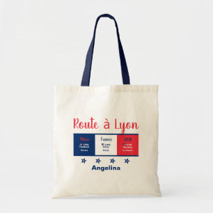 Tote Bag Route du football féminin à Lyon Merci France 2019