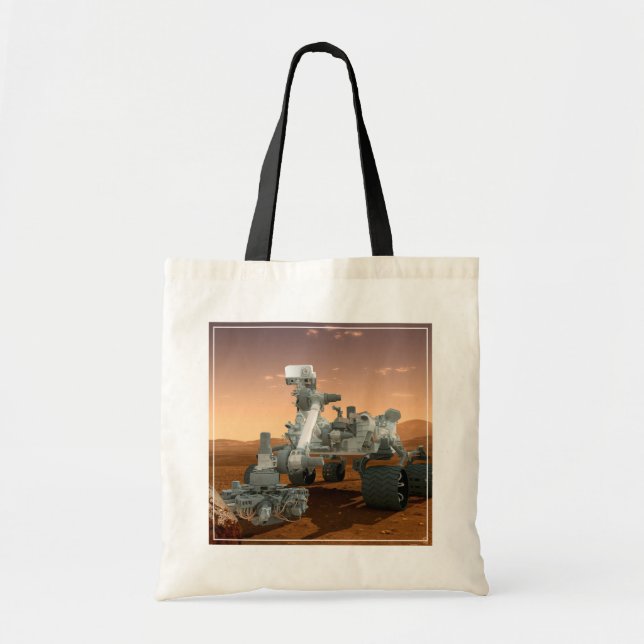 Tote Bag Rover Curiosity Du Laboratoire Scientifique Mars.  (Devant)