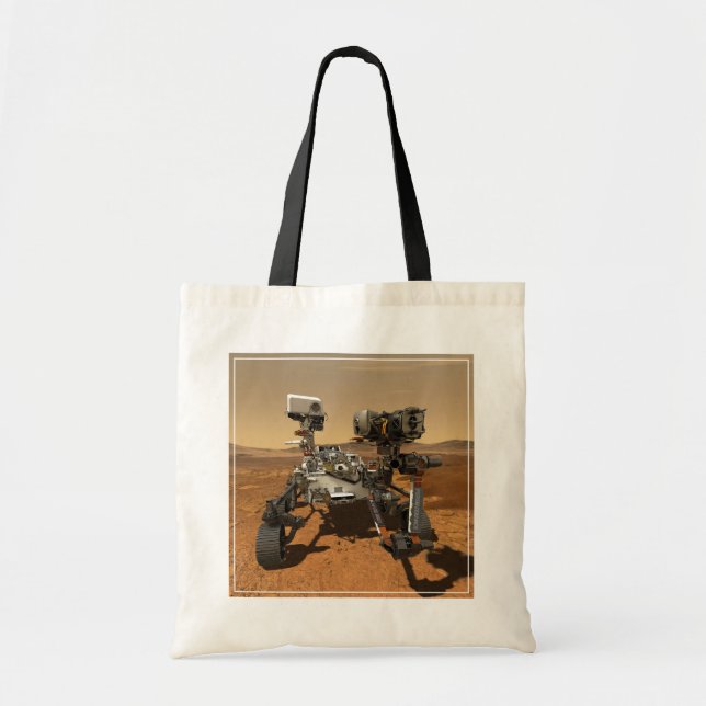 Tote Bag Rover De La Persévérance Qui Fonctionne Sur La Sur (Devant)