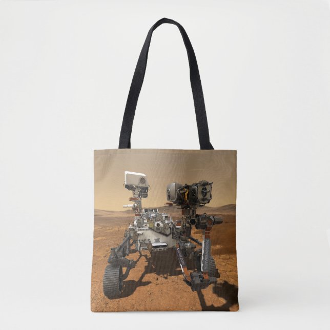 Tote Bag Rover De La Persévérance Qui Fonctionne Sur La Sur (Devant)