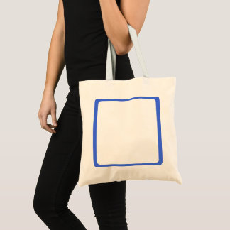 Tote Bag Royal Blue Frame Custom Fourre-tout