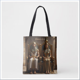 Tote Bag Royauté de l'Égypte ancienne Roi & Reine