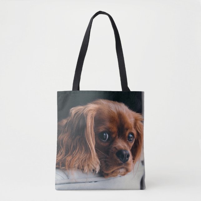 Tote Bag Ruby Cavalier le roi Charles Spaniel (Devant)
