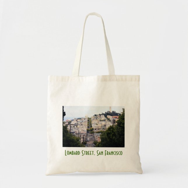 Tote Bag Rue de Lombard, San Francisco (Devant)