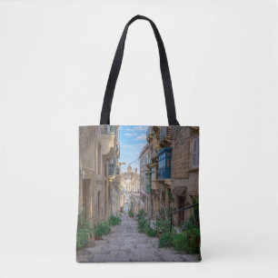 Tote Bag Rue de pierre étroite à Malte
