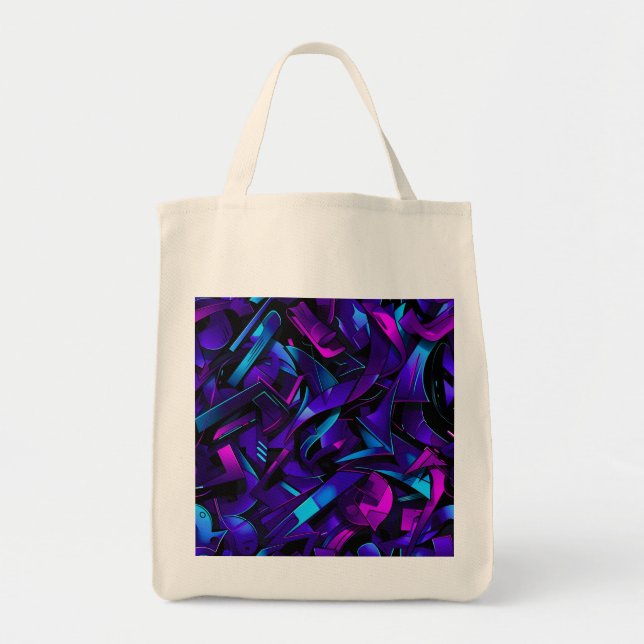 Tote Bag Rue Graffiti Abstraite (Devant)