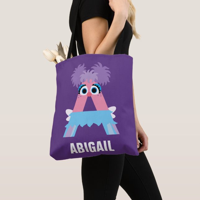 Tote Bag Rue Sésame | A est pour Abby (De près)