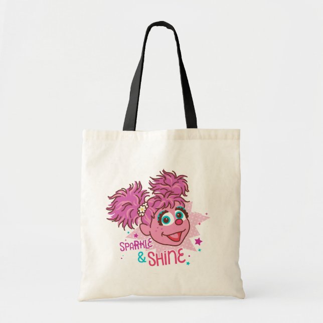 Tote Bag Rue Sésame | Abby Cadabby - Étincelle & Brille (Devant)