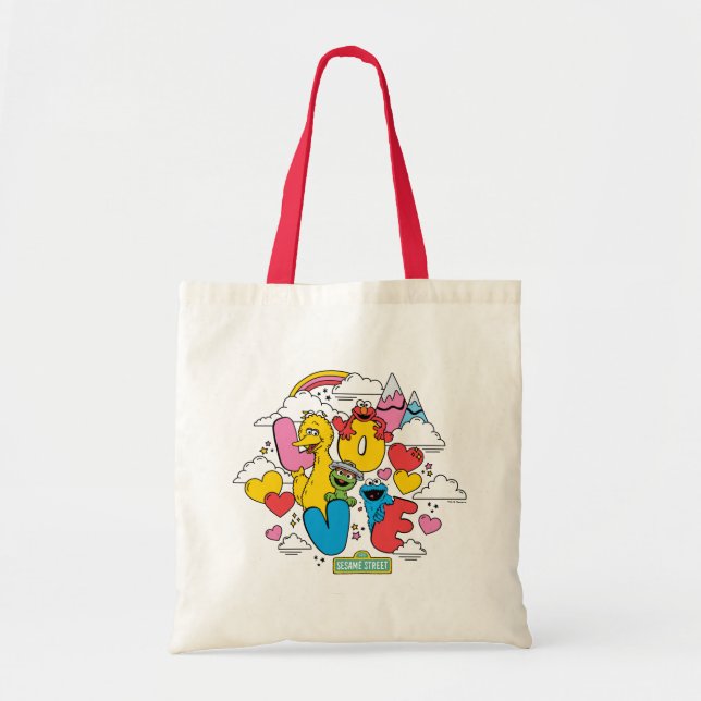 Tote Bag Rue Sésame | Amour (Devant)