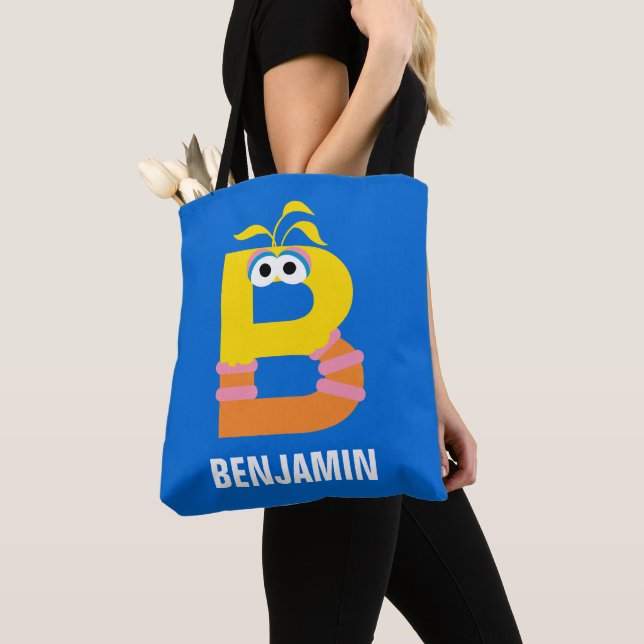 Tote Bag Rue Sésame | B est pour Big Bird (De près)