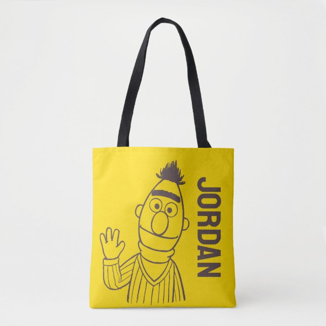 Tote Bag Rue Sésame | Bert | Ajouter Votre Nom (Devant)