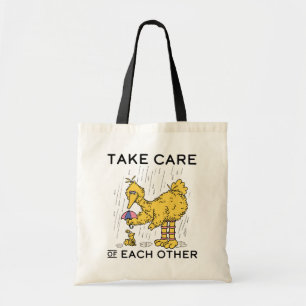 Tote Bag Rue Sésame Big Bird Prenez soin de vous