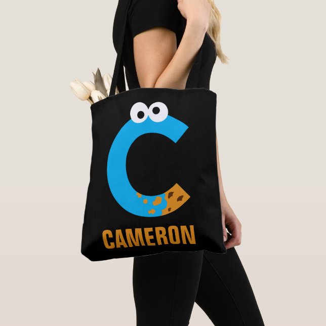Tote Bag Rue Sésame | C est pour Cookie Monster (De près)