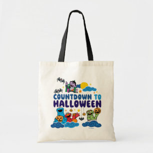 Tote Bag Rue Sésame Compte à rebours pour Halloween