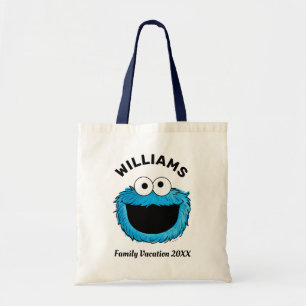 Tote Bag Rue Sésame   Cookie Monster Famille Vacances
