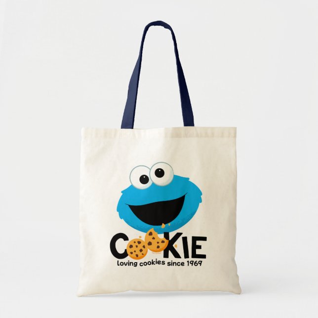 Tote Bag Rue Sésame | Cookie Monster Lookies (Devant)
