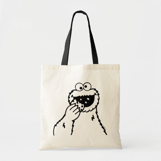 Tote Bag Rue Sésame | Cookies Monster Bright (Devant)