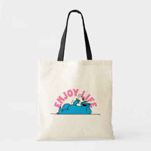 Tote Bag Rue Sésame   Cookies Monster Enjoy Life