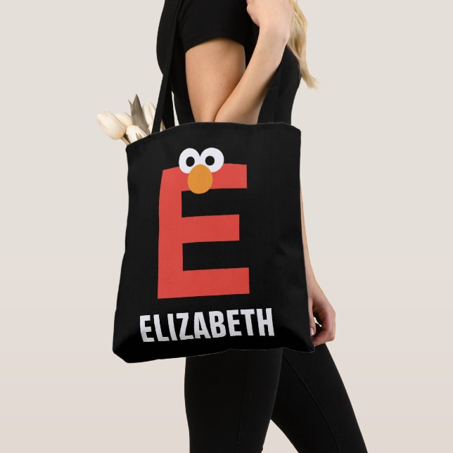 Tote Bag Rue Sésame | E est pour Elmo (De près)
