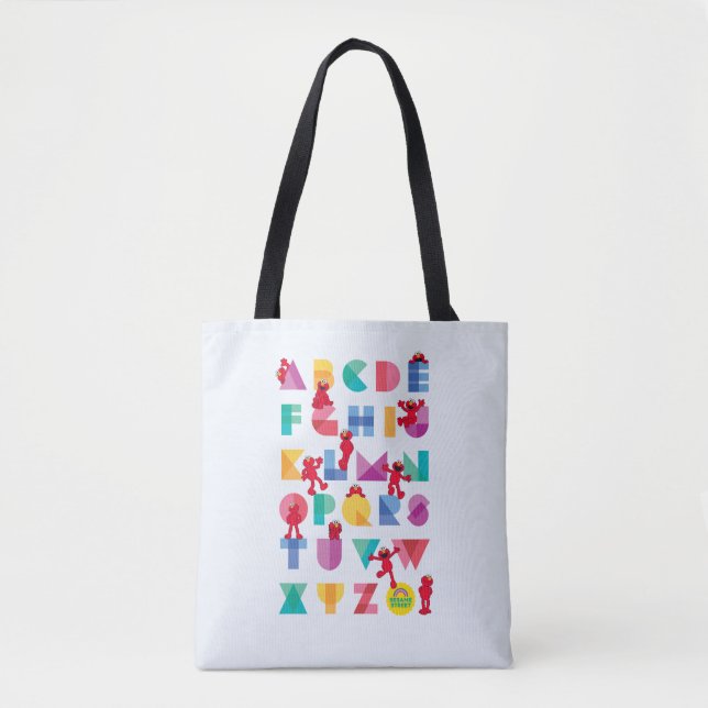 Tote Bag Rue Sésame | Elmo Alphabet (Devant)