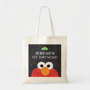 Tote Bag Rue Sésame   Elmo Birthday Chalkboard