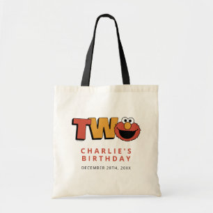 Tote Bag Rue Sésame   Elmo - Deuxième anniversaire