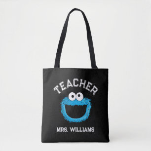 Tote Bag Rue Sésame   Enseignant de Cookie Monster