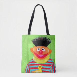 Tote Bag Rue Sésame Ernie avec Duckie en caoutchouc