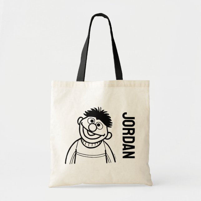 Tote Bag Rue Sésame | Ernie Bright | Ajouter Votre Nom (Devant)