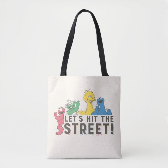 Tote Bag Rue Sésame | Faisons un tour dans la rue ! (Devant)