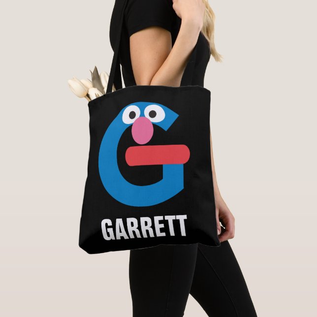 Tote Bag Rue Sésame | G est pour Grover (De près)