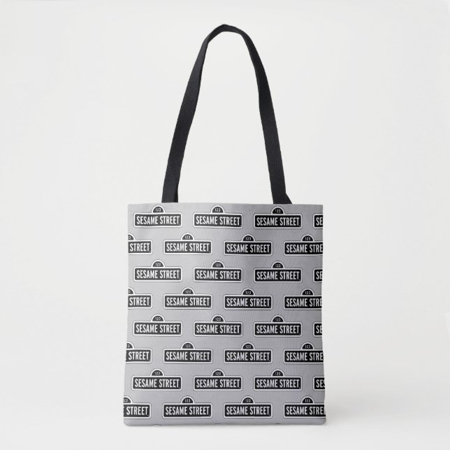 Tote Bag Rue Sésame | Logo B&W (Devant)