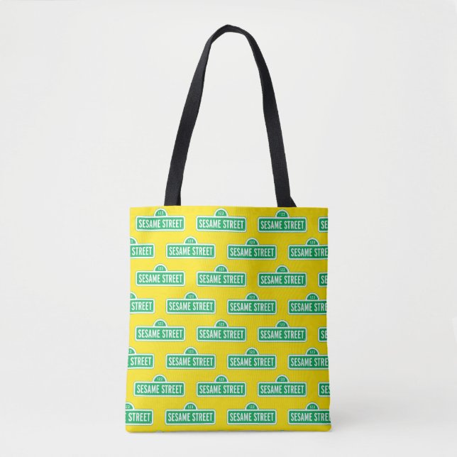 Tote Bag Rue Sésame | Logo vert (Devant)
