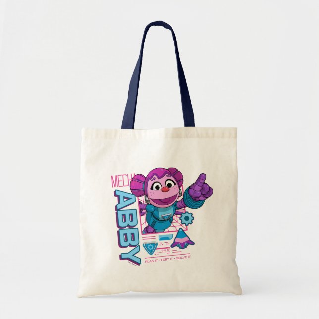 Tote Bag Rue Sésame | Mécaniciens Abby Cadabby (Devant)