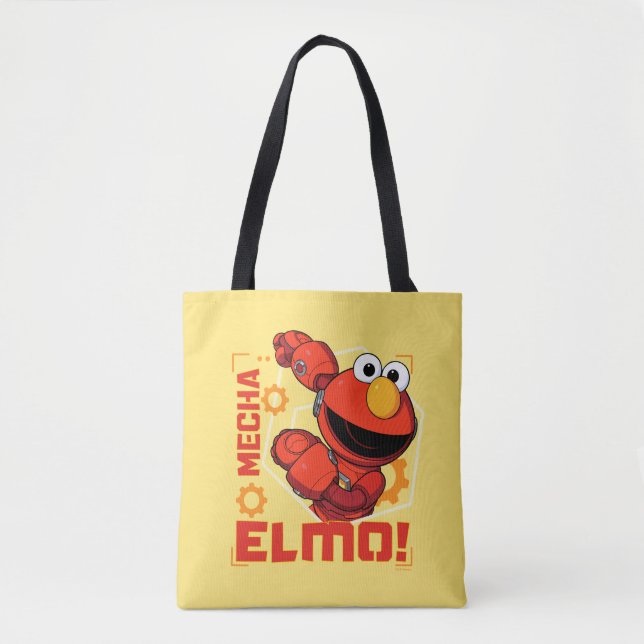 Tote Bag Rue Sésame | Mécaniciens Elmo Design (Devant)