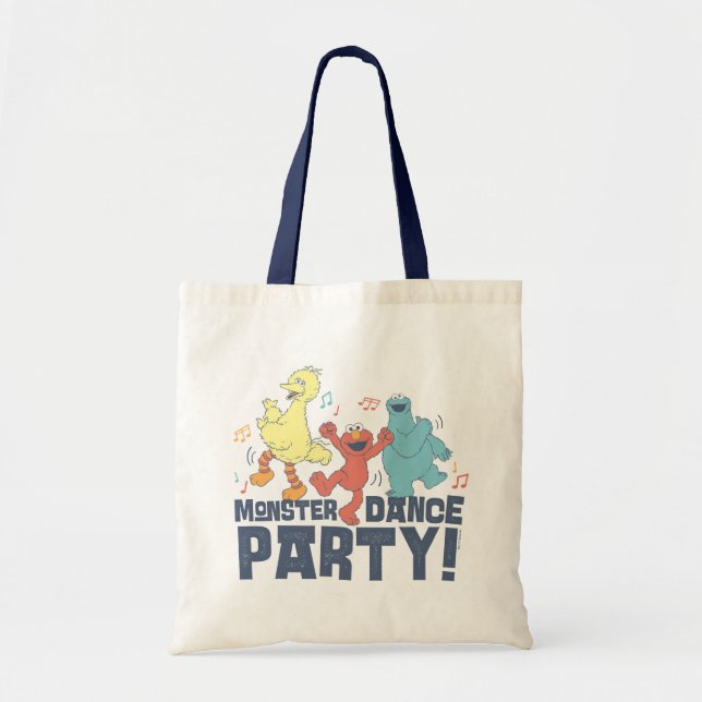 Tote Bag Rue Sésame | Monster Dance Party (Devant)