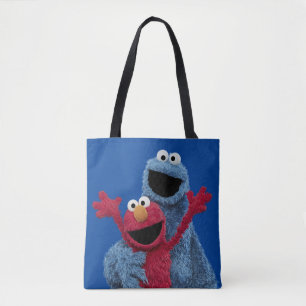 Tote Bag Rue Sésame Monstre Elmo & Cookie