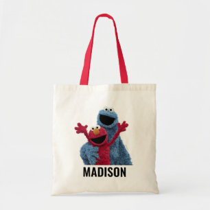 Tote Bag Rue Sésame   Monstre Elmo & Cookie
