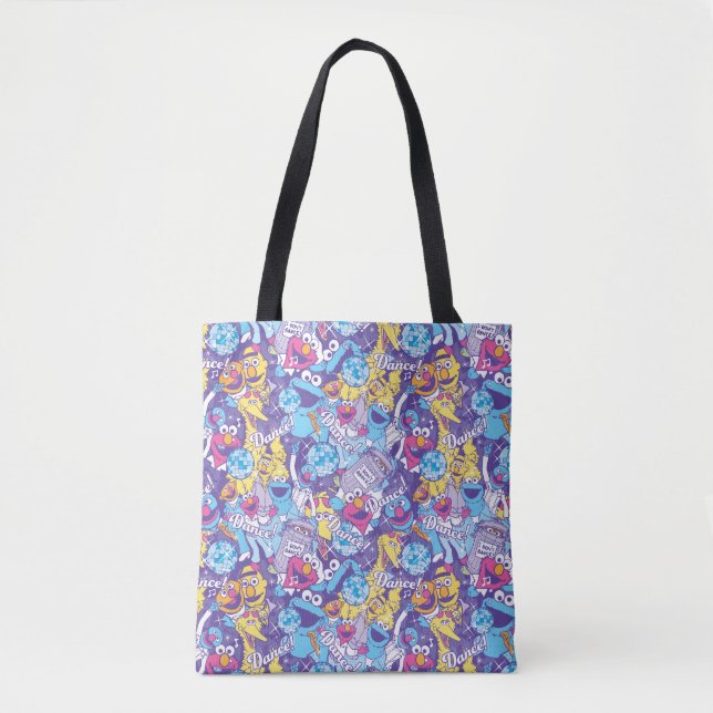 Tote Bag Rue Sésame| Motif de danse Super (Devant)
