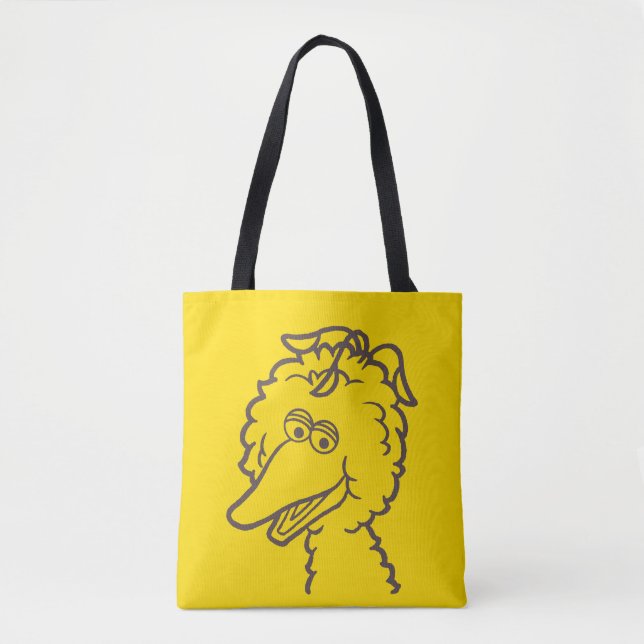 Tote Bag Rue Sésame | Oiseau brillant (Devant)
