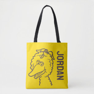 Tote Bag Rue Sésame Oiseaux Ajouter Votre Nom