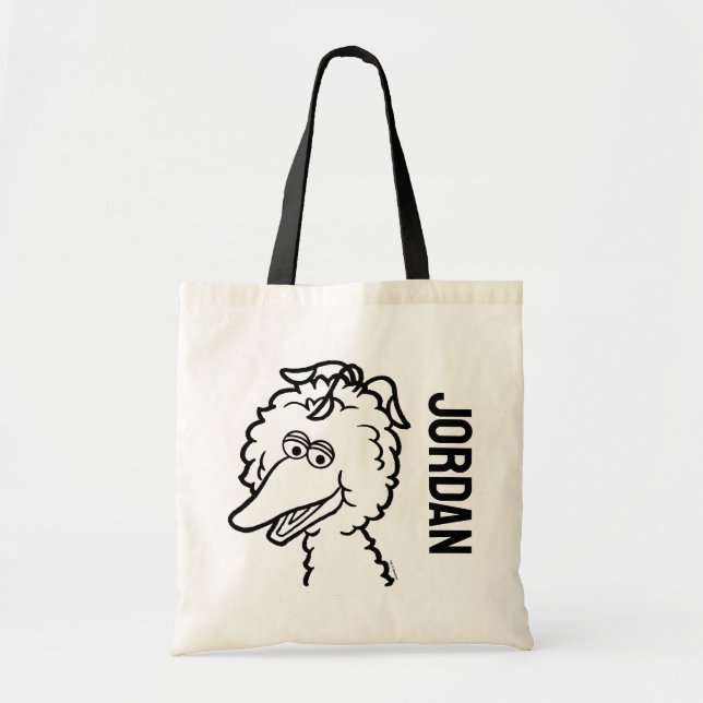 Tote Bag Rue Sésame | Oiseaux | Ajouter Votre Nom (Devant)