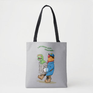 Tote Bag Rue Sésame   Oscar & Bruno l'éboueur