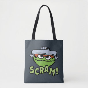 Tote Bag Rue Sésame Oscar the Grouch Scram!