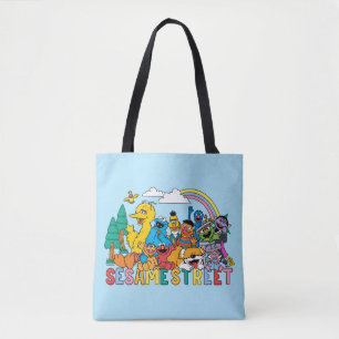 Tote Bag Rue Sésame   Rainbow Wave