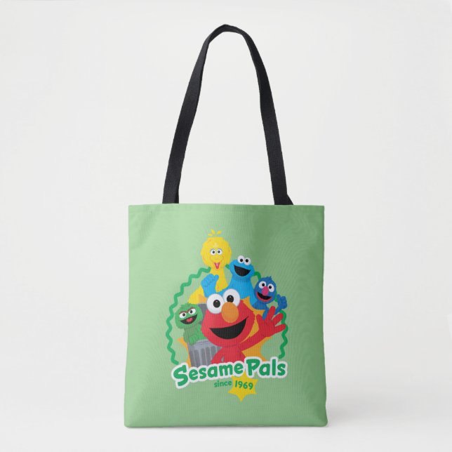 Tote Bag Rue Sésame | Sesame Pals depuis 1969 (Devant)